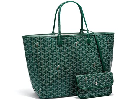 goyard green pm|goyard pm tote size.